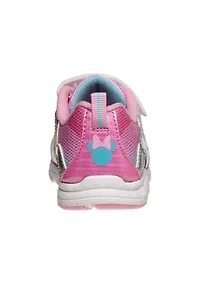 Minnie Mouse Girls Sneakers w/ one white light