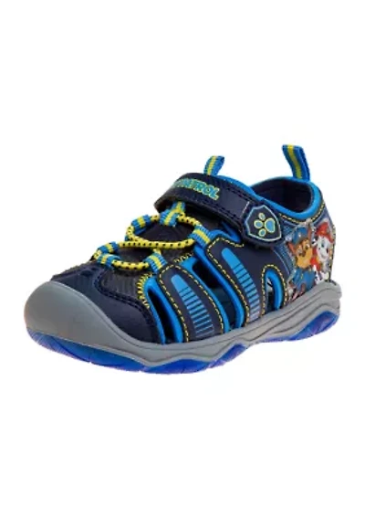 Paw Patrol hook and loop Boys closed toe sport sandals