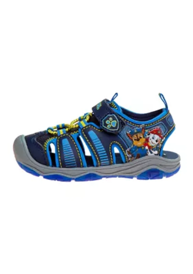 Paw Patrol hook and loop Boys closed toe sport sandals