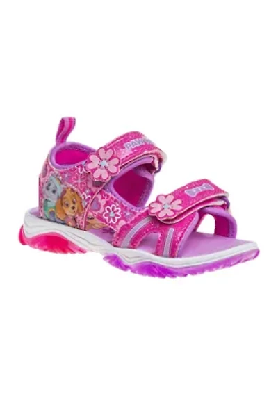 Paw Patrol double hook and loop Girls open toe sport sandals