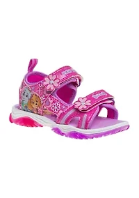 Paw Patrol double hook and loop Girls open toe sport sandals