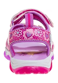 Paw Patrol double hook and loop Girls open toe sport sandals