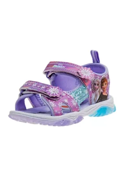 Frozen II girls hook and loop open toe sport sandals