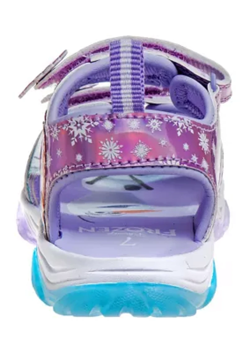 Frozen II girls hook and loop open toe sport sandals