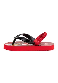 Cars Boy Flip Flops with back strap