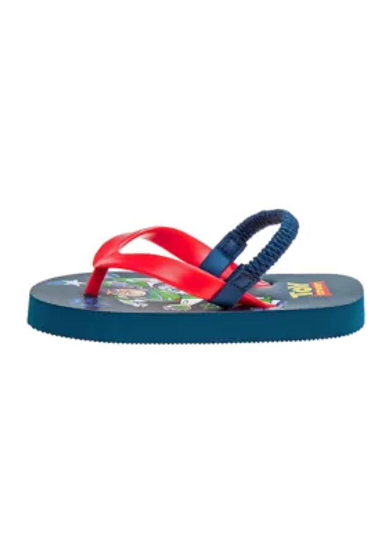 Toy Story Boy Flip Flops with back strap