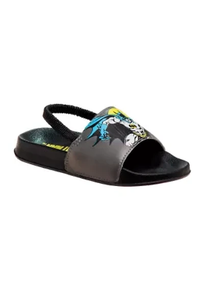Batman Boys Flip Flops with back strap