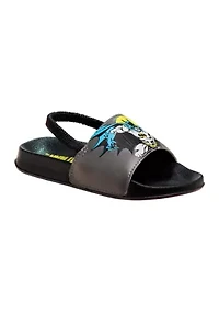 Batman Boys Flip Flops with back strap