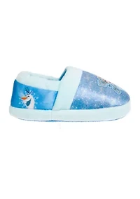 Frozen Anna, Elsa and Olaf Girls Dual Sizes Slippers
