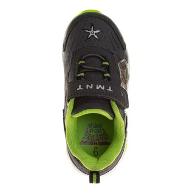 Nickelodeon Teenage Mutant Ninja Turtles Boys' Light Up Sneakers. (Toddler/Little Kids)