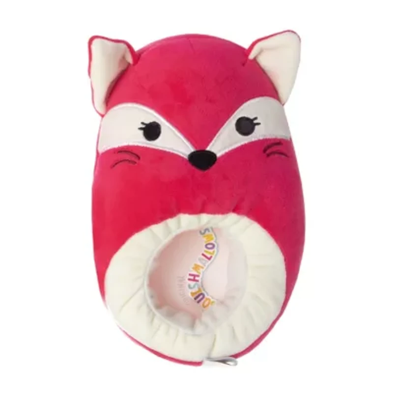 Squishmallow Fifi the Fox Dual Sizes Girls' Slippers. (Little Kids)