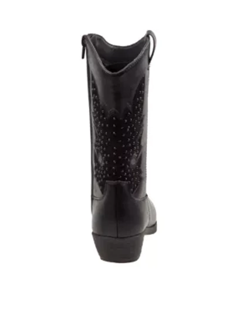 Toddler/ Youth Girls Tall Rhinestone Cowgirl Boots