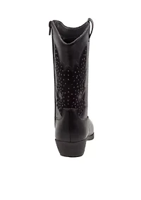 Toddler/ Youth Girls Tall Rhinestone Cowgirl Boots