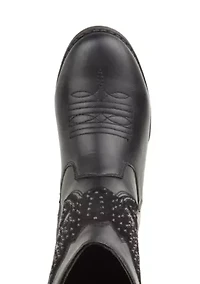 Toddler/ Youth Girls Tall Rhinestone Cowgirl Boots