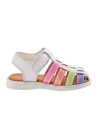 Toddler Girls Glitter Straps Sandals