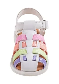 Toddler Girls Glitter Straps Sandals