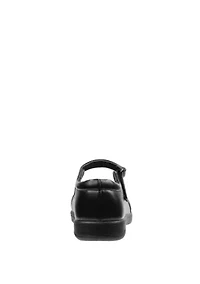 Toddler Girls Strapped Heart School Shoes