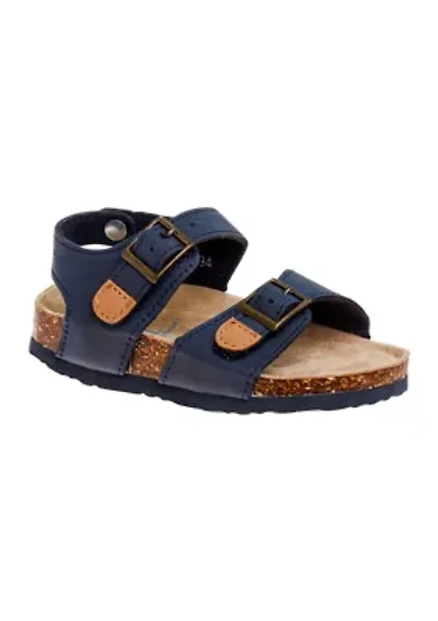 Buckle Boys footbed sandals