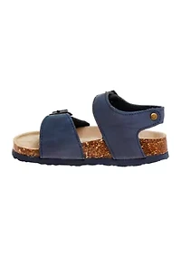 Buckle Boys footbed sandals