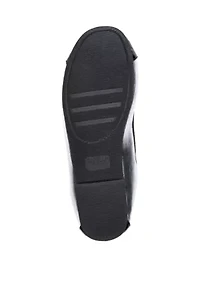 Youth Girls Cap Toe Flats
