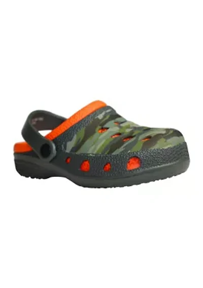 Youth Boys Camo Clogs
