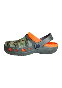 Youth Boys Camo Clogs
