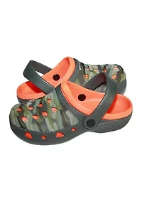 Youth Boys Camo Clogs