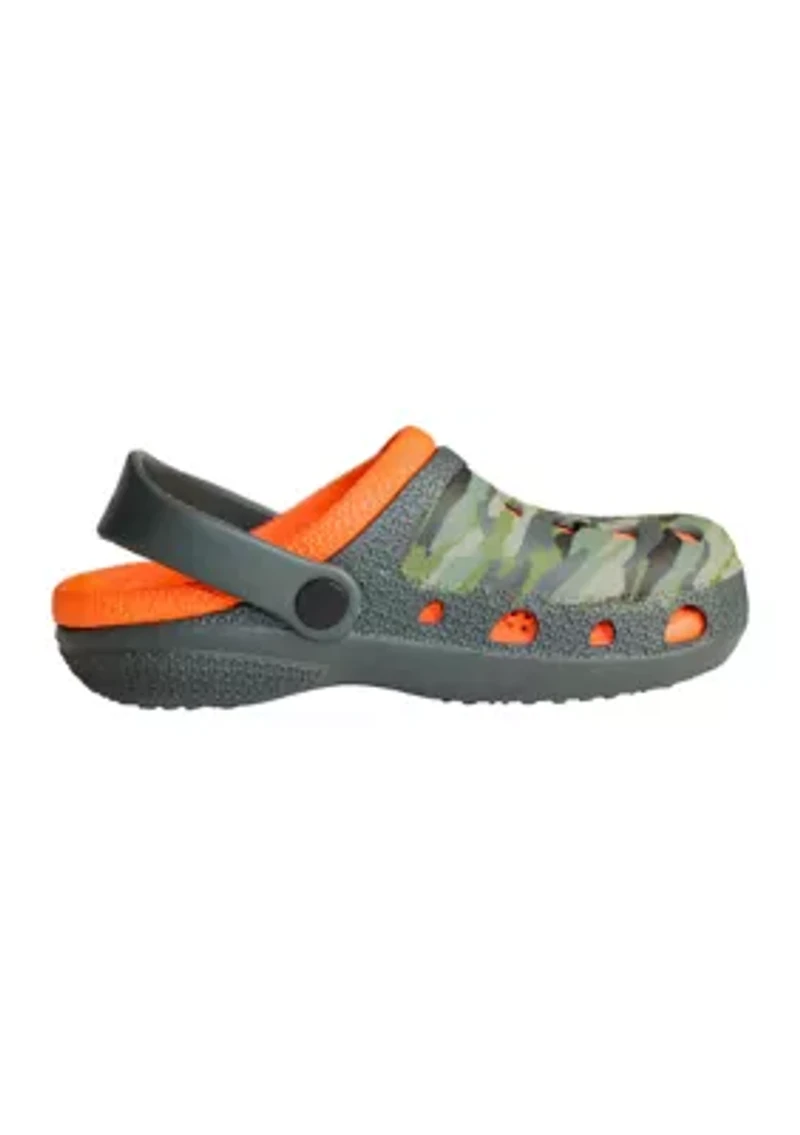 Youth Boys Camo Clogs