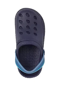 Big Kid Boys Two Tone Clogs