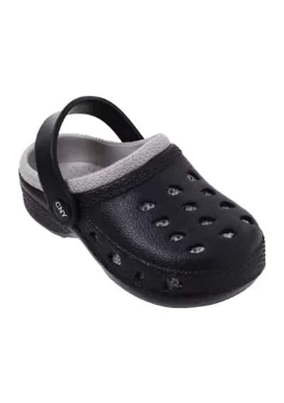 Toddler Boys Two Tone Clogs