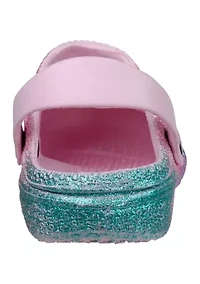 Youth Girls Glitter Ombré Clogs