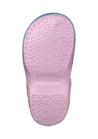 Youth Girls Glitter Ombré Clogs