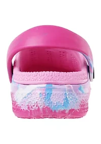 Youth Girls Two Tone Clogs