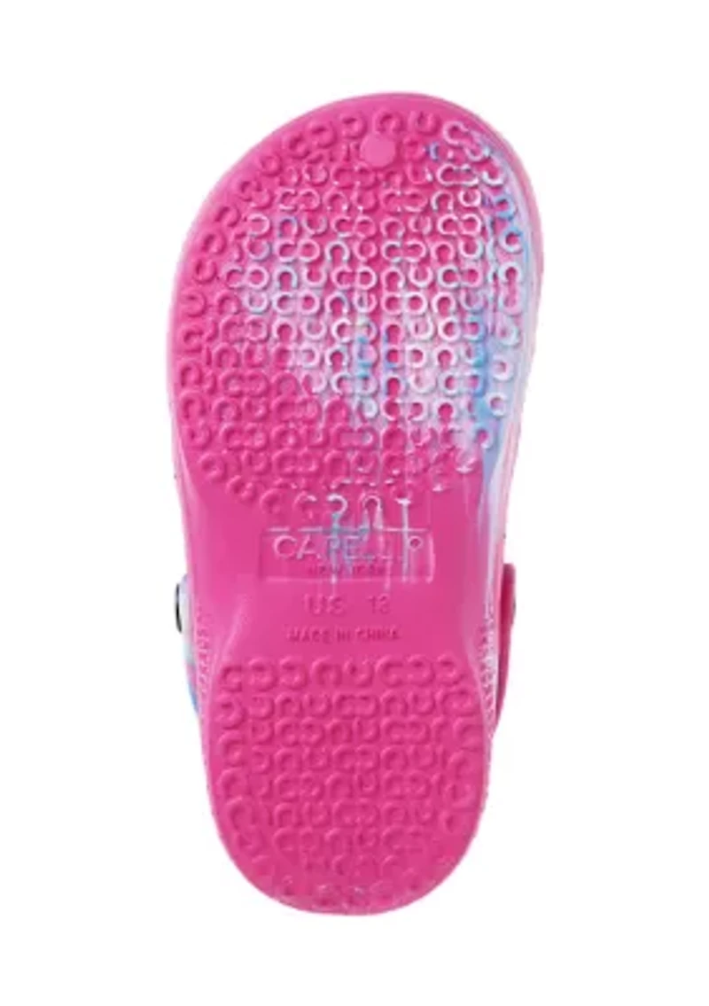 Youth Girls Two Tone Clogs