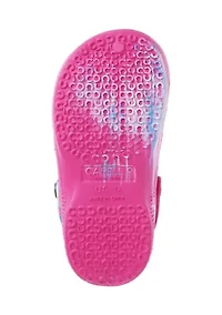 Youth Girls Two Tone Clogs