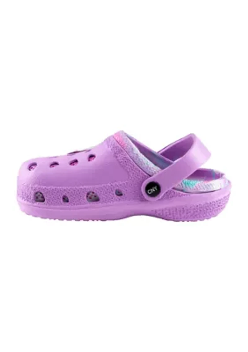 Toddler Girls Marble Clogs