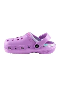 Toddler Girls Marble Clogs