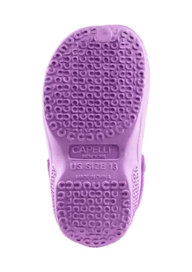 Toddler Girls Marble Clogs