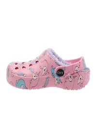 Toddler Girls Unicorn Lined Clogs