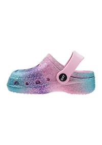 Toddler Girls Ombré Glitter Clogs