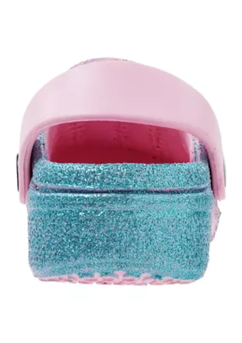 Toddler Girls Ombré Glitter Clogs
