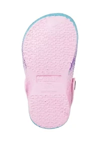 Toddler Girls Ombré Glitter Clogs