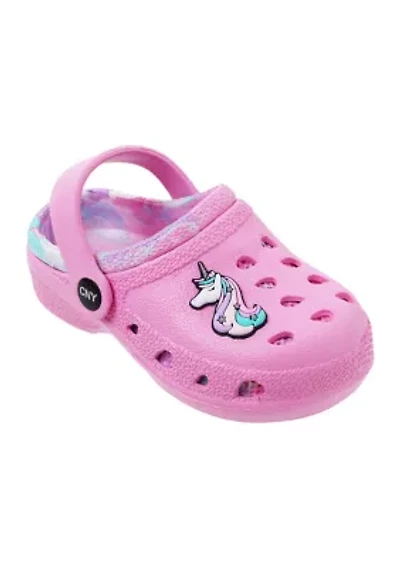 Toddler Girls Superstar Unicorn Clogs