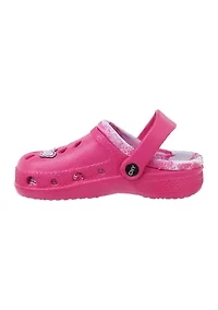 Big Kid Girls Charm Clogs