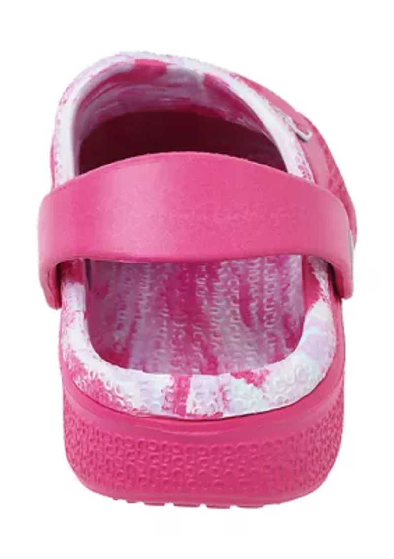 Big Kid Girls Charm Clogs