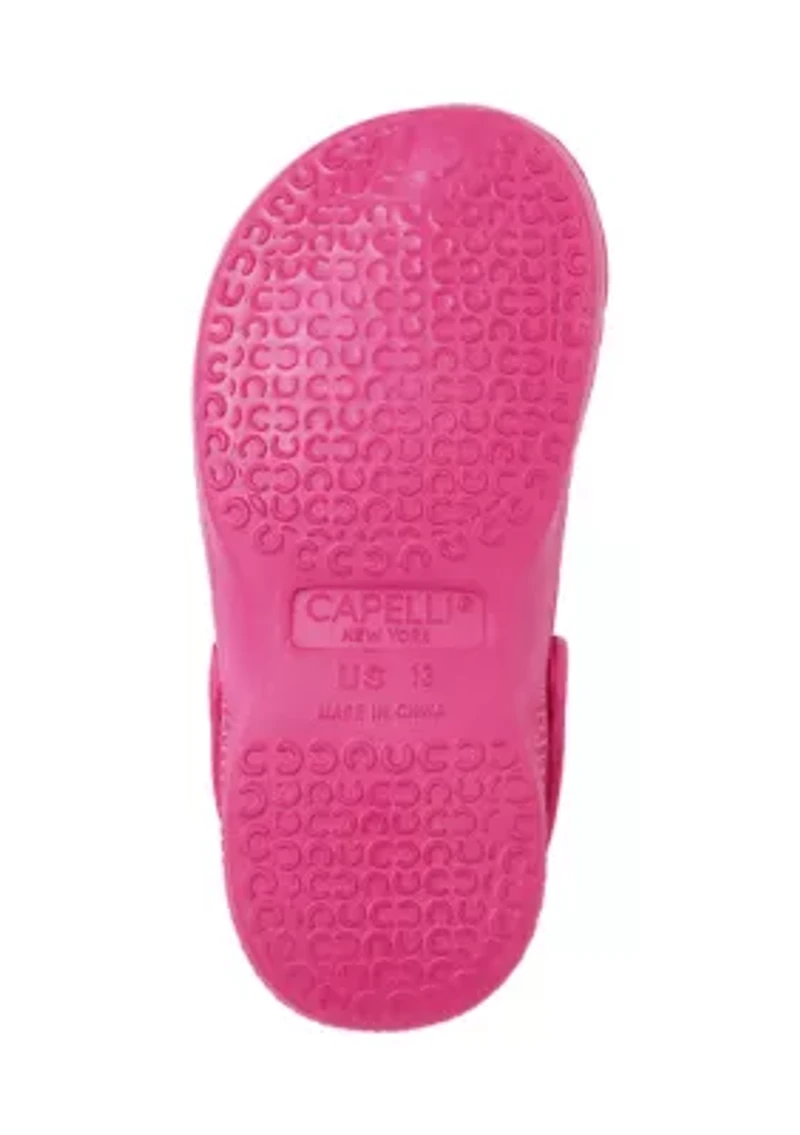 Big Kid Girls Charm Clogs