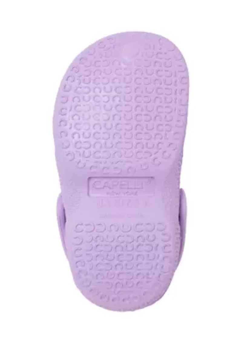 Little Kid Girls Charm Clogs