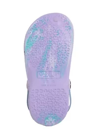 Big Kid Girls Tie Dye Clogs
