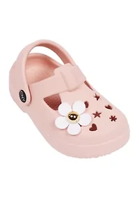 Mary Jane Flower Clogs