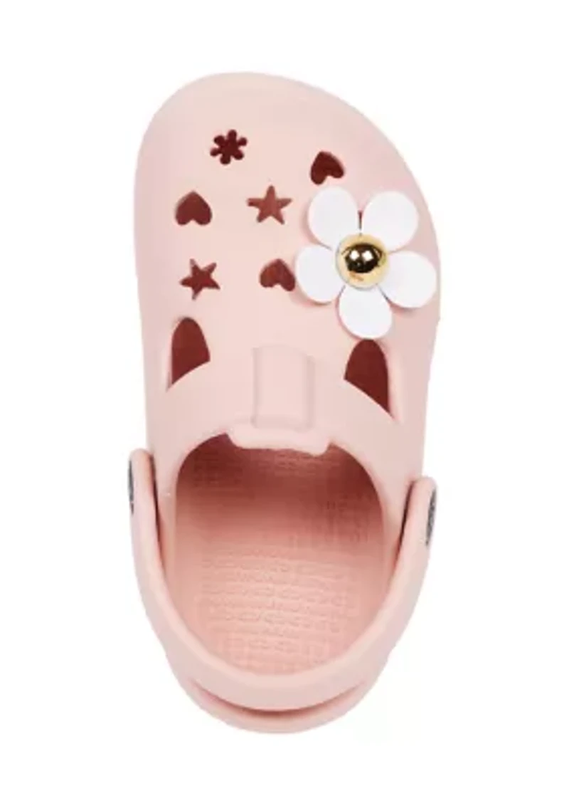 Mary Jane Flower Clogs